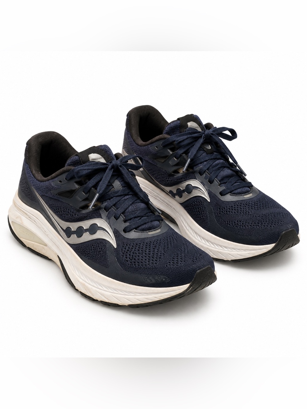 Saucony Guide 15 Navy Silver Men’s 9.5 Running Shoes